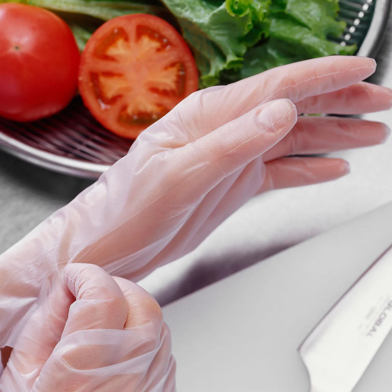 35 Micron Extra Thick Embossed Gloves Medium (50/pack)
