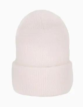 Angora Wool Beanie | White