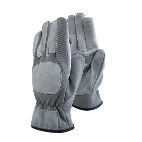 Barrus P-Tgl452L P-Leather Worker Glvs Lrg Grey