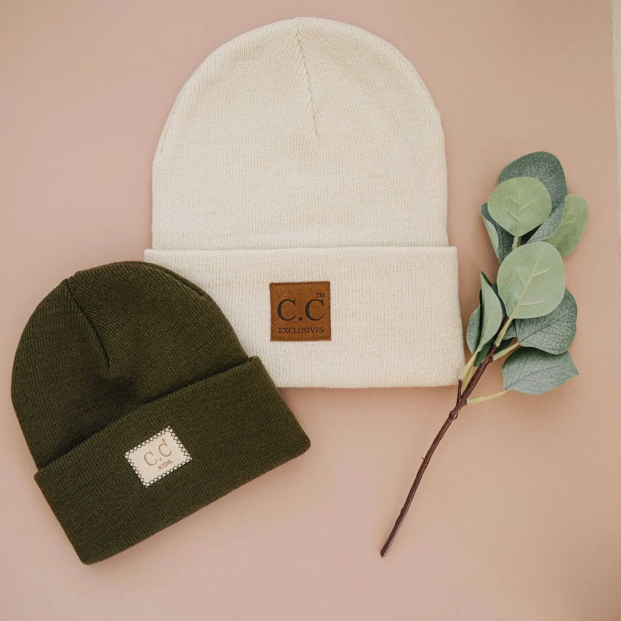 CC Kids Classic Unisex Ribbed Beanies Hats