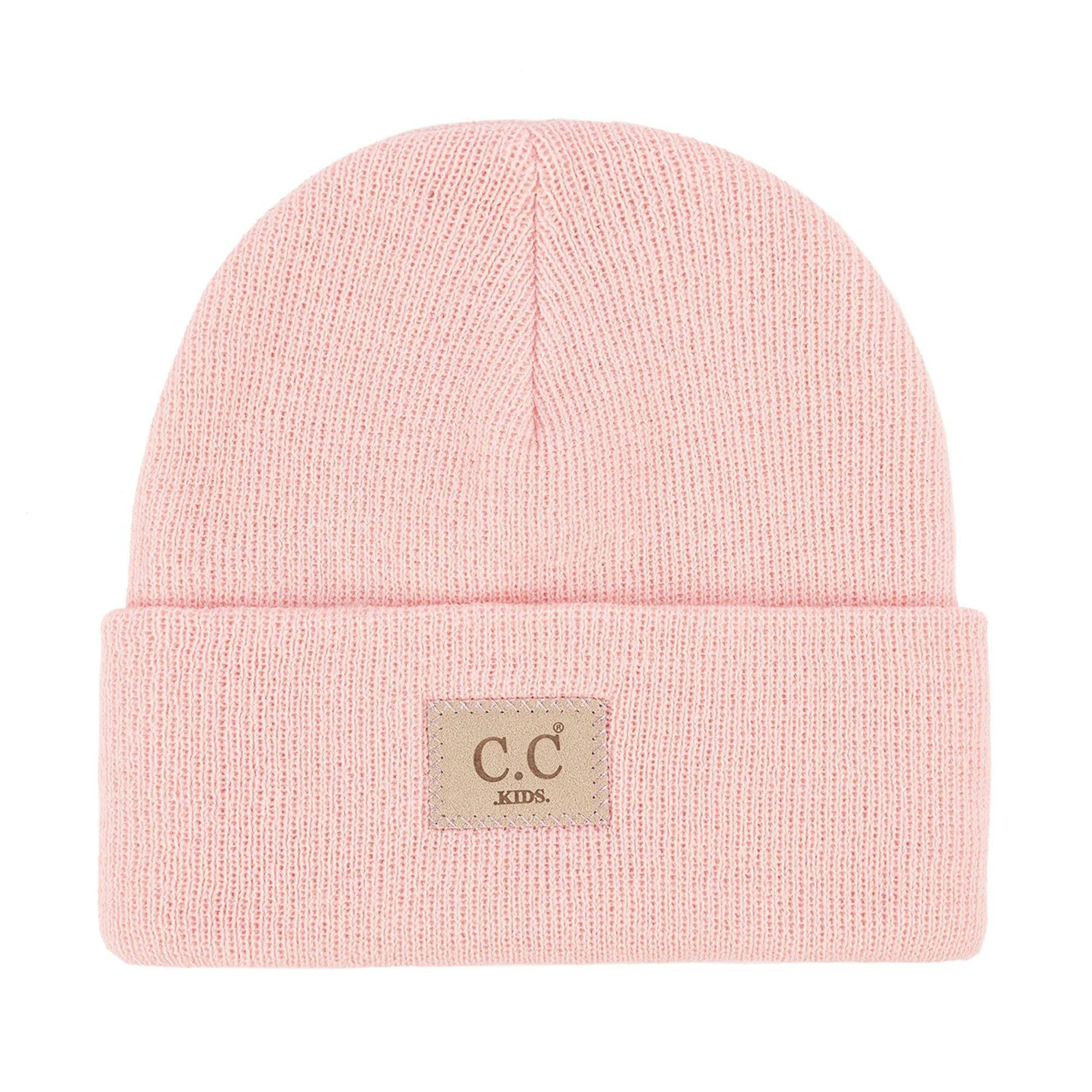 CC Kids Classic Unisex Ribbed Beanies Hats