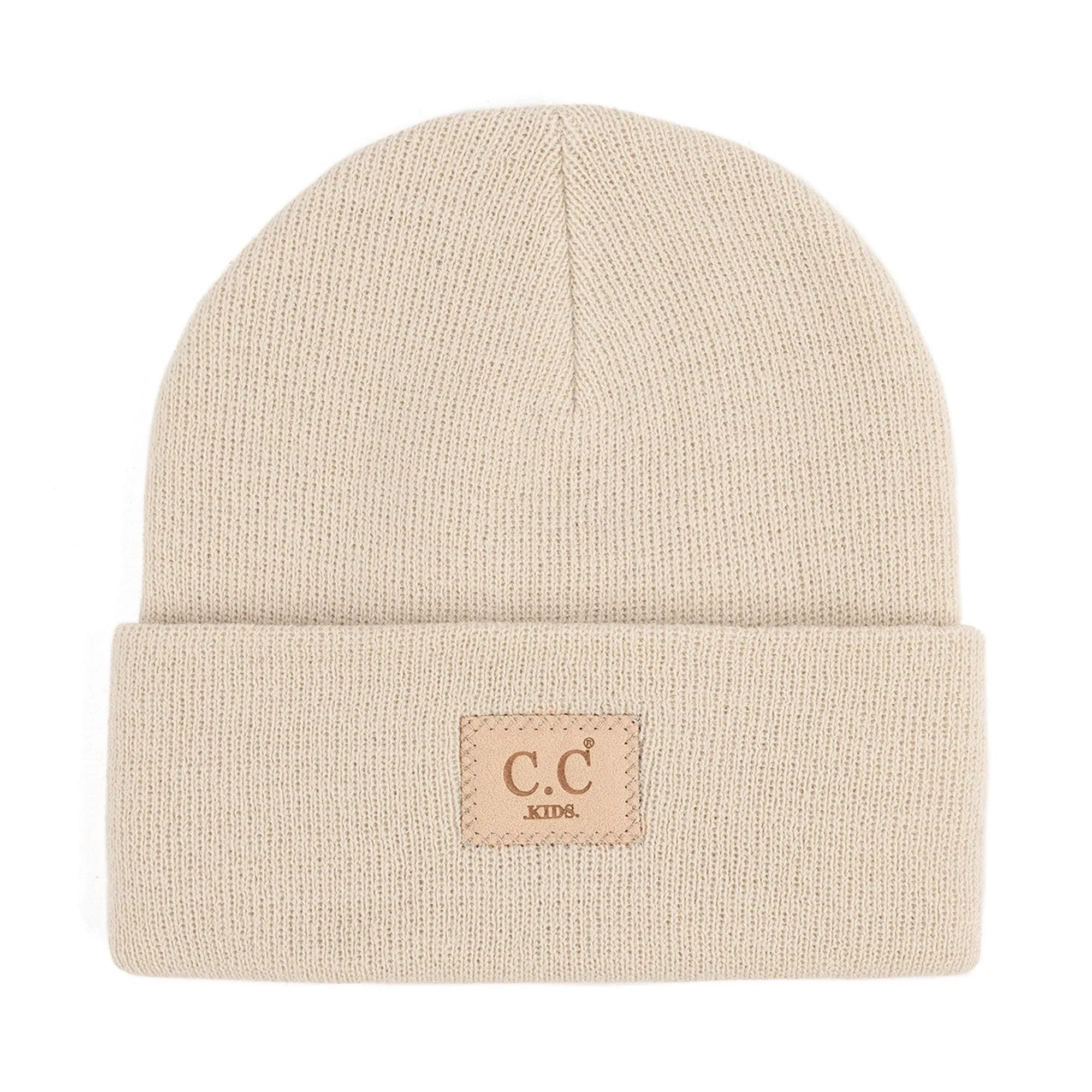 CC Kids Classic Unisex Ribbed Beanies Hats