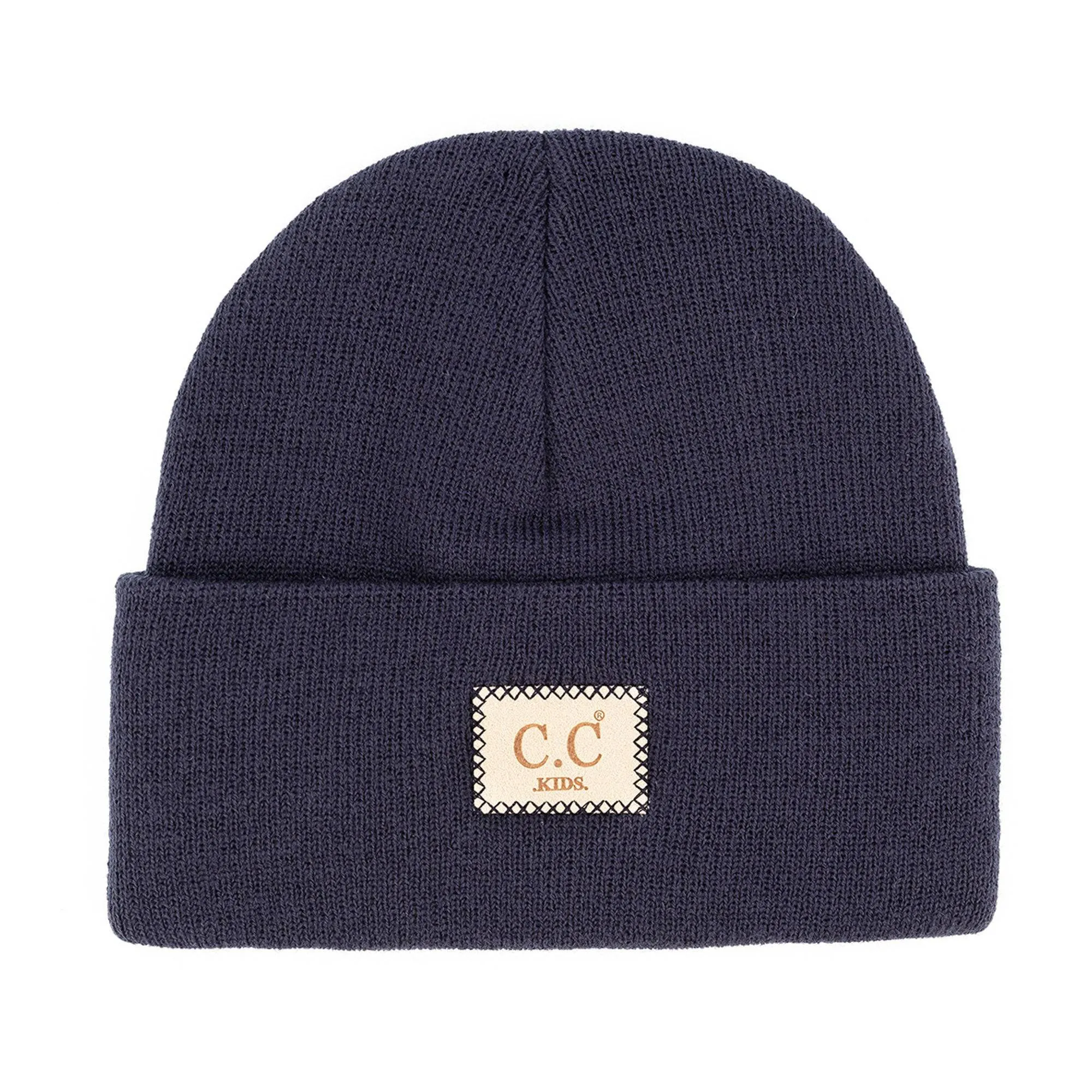 CC Kids Classic Unisex Ribbed Beanies Hats