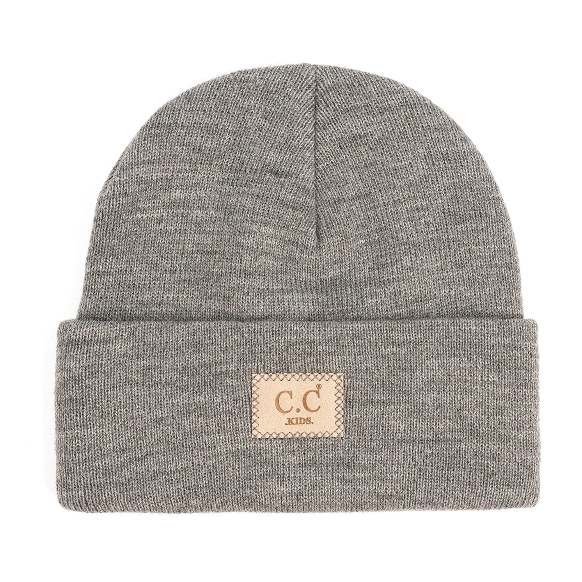 CC Kids Classic Unisex Ribbed Beanies Hats