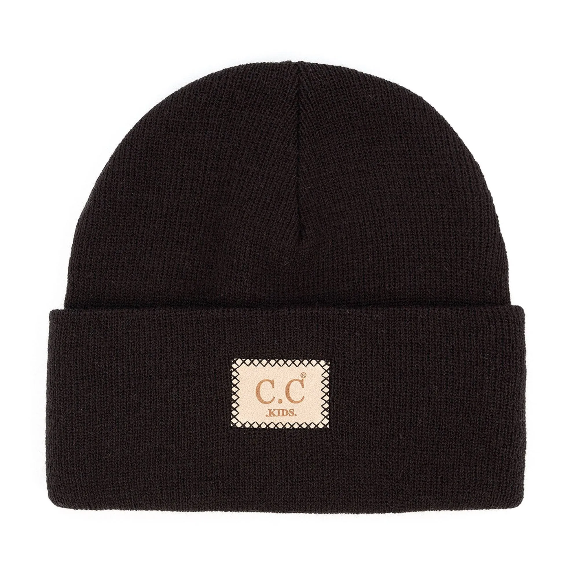 CC Kids Classic Unisex Ribbed Beanies Hats