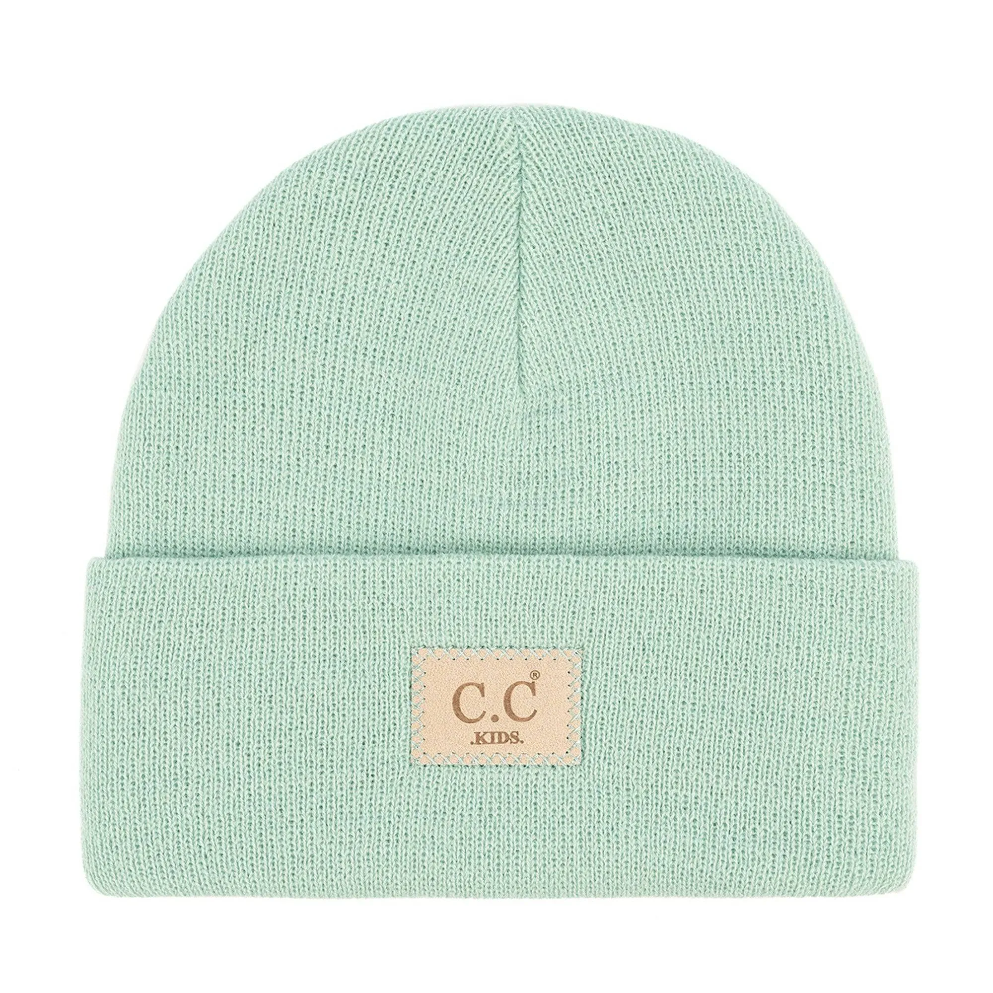CC Kids Classic Unisex Ribbed Beanies Hats