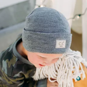 CC Kids Classic Unisex Ribbed Beanies Hats