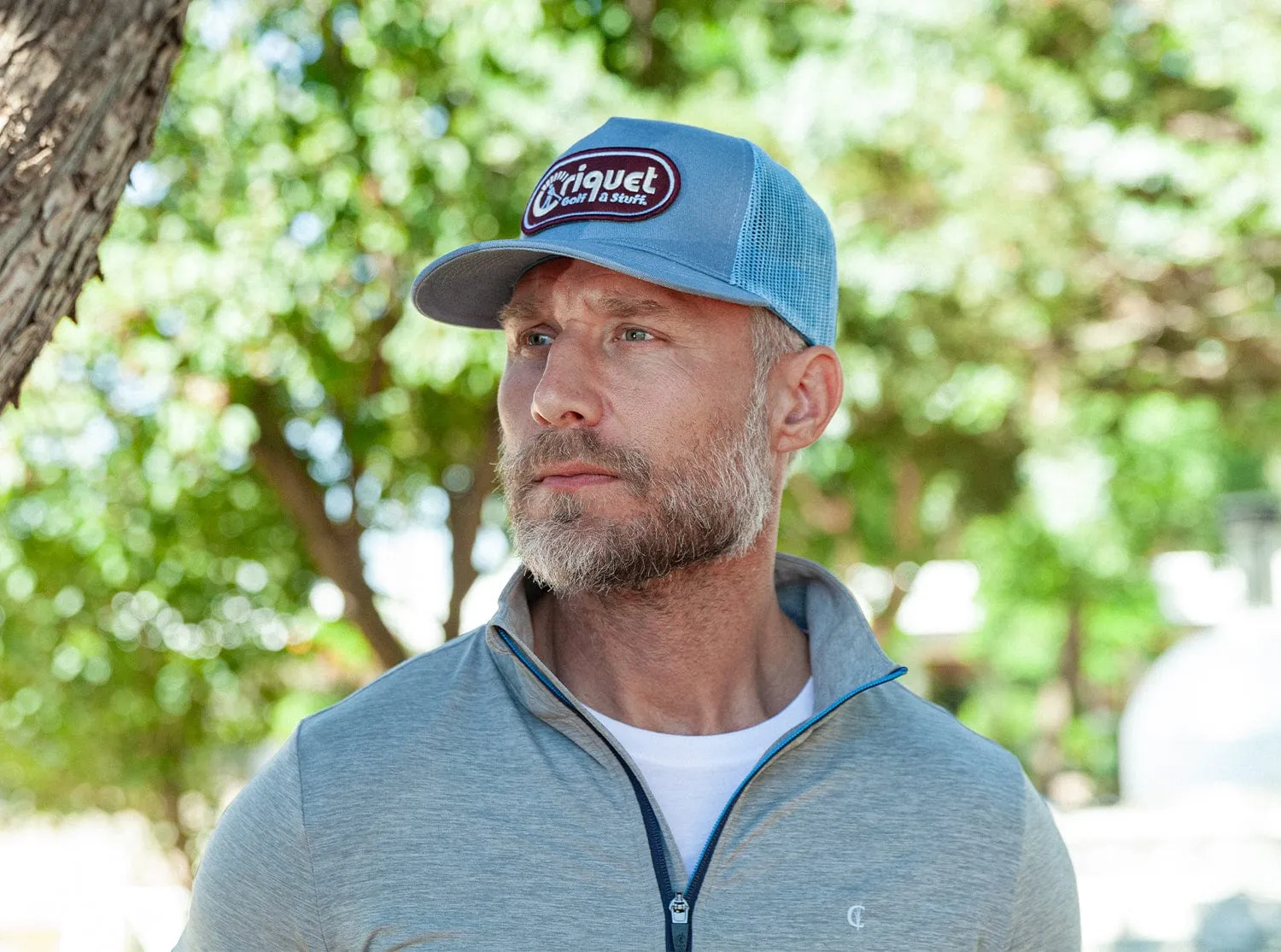Classic Trucker Hat - Golf & Stuff - Light Blue