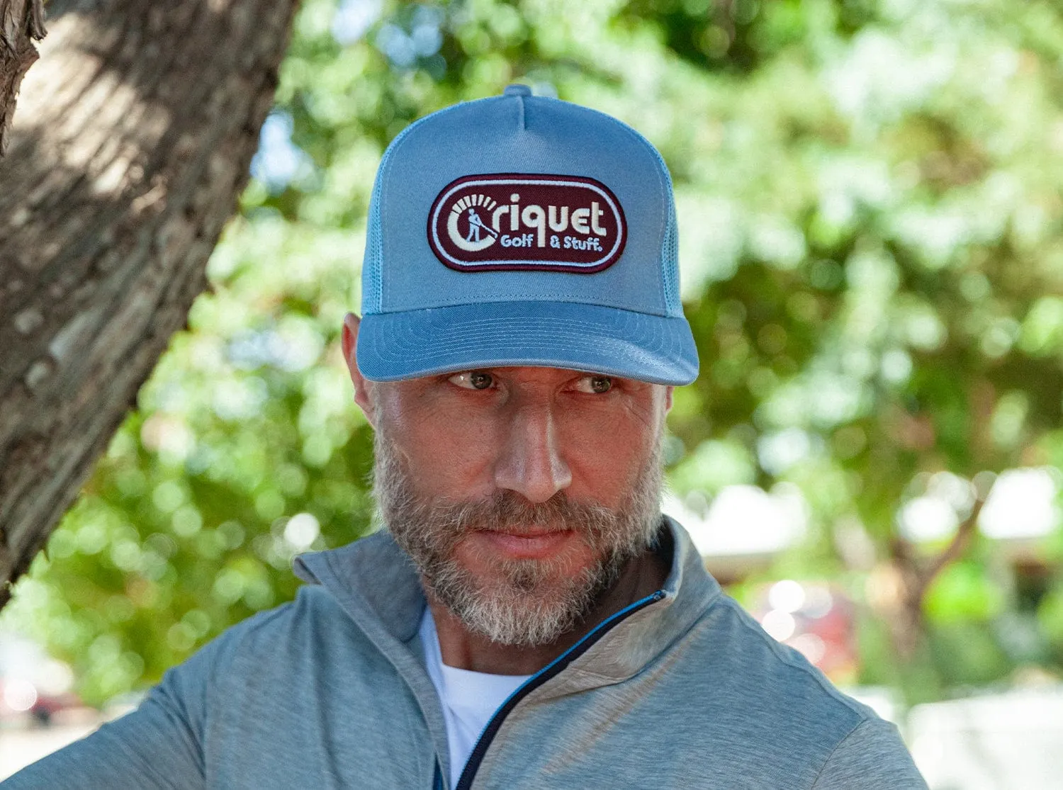 Classic Trucker Hat - Golf & Stuff - Light Blue