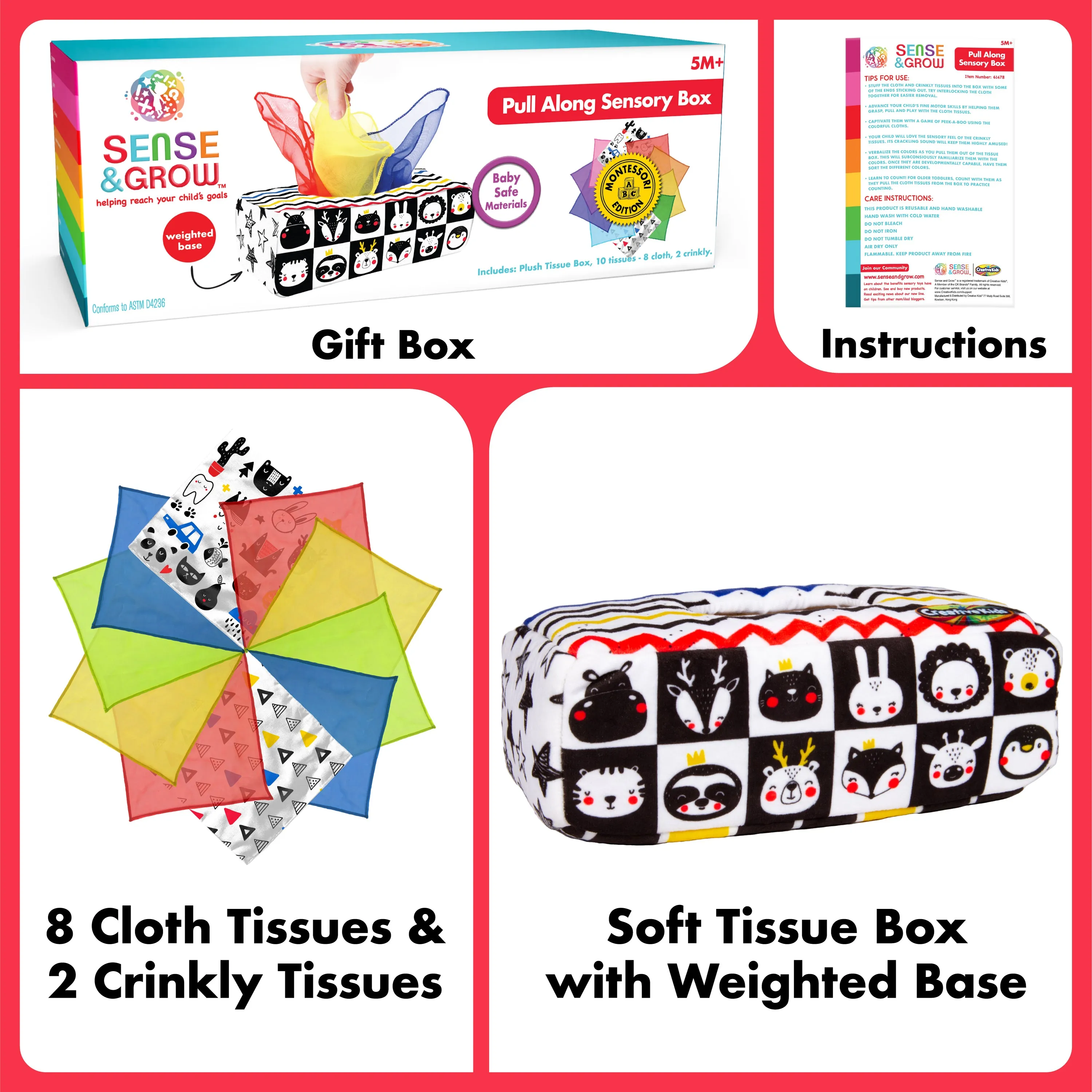 Creative Kids Pull Along Sensory Box