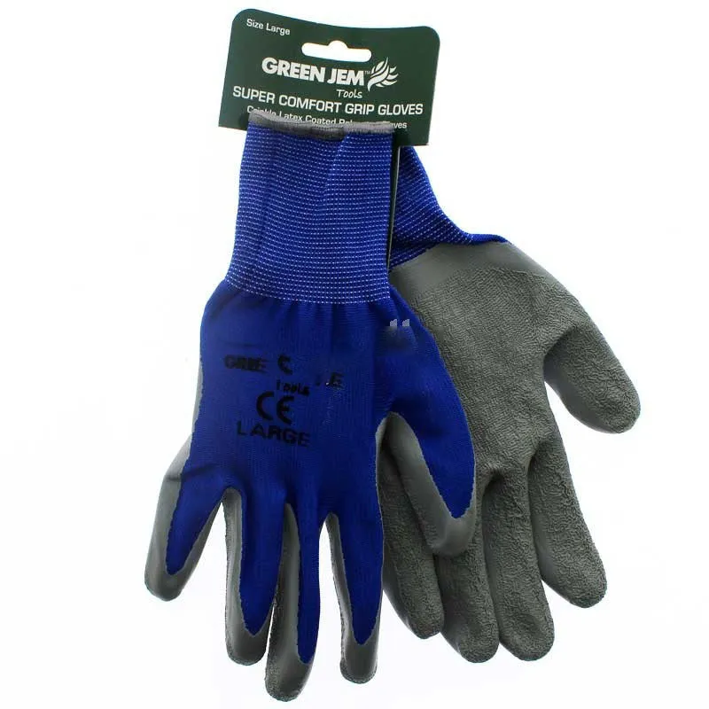 Green Jem Super Comfort Grip Work Gloves Large