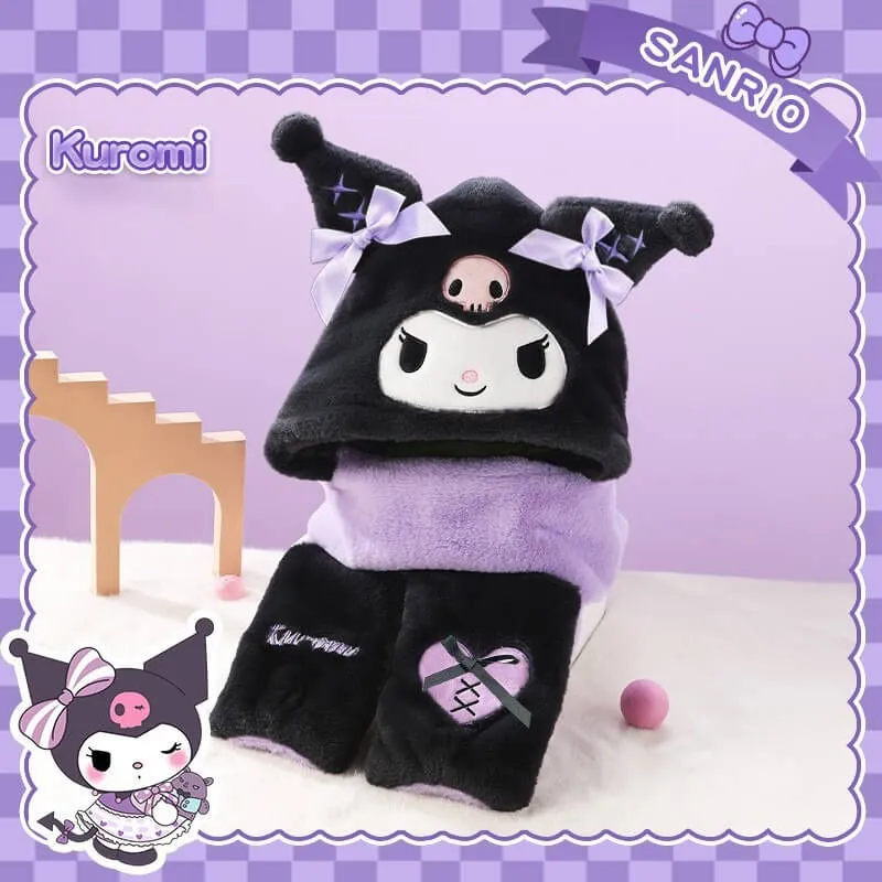 Kuromi Jirai Kei Hat Scarf