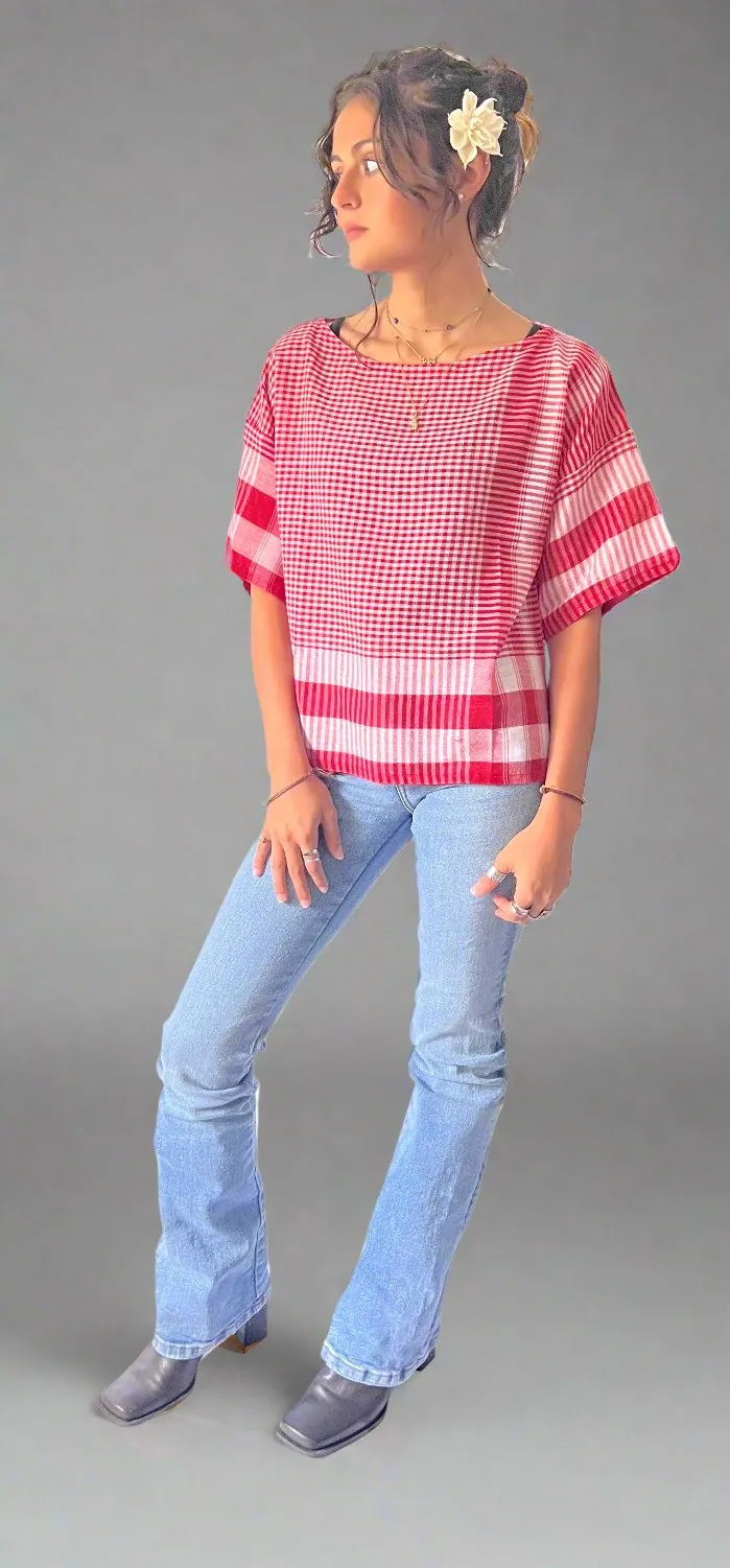 Lali Gamchha Top