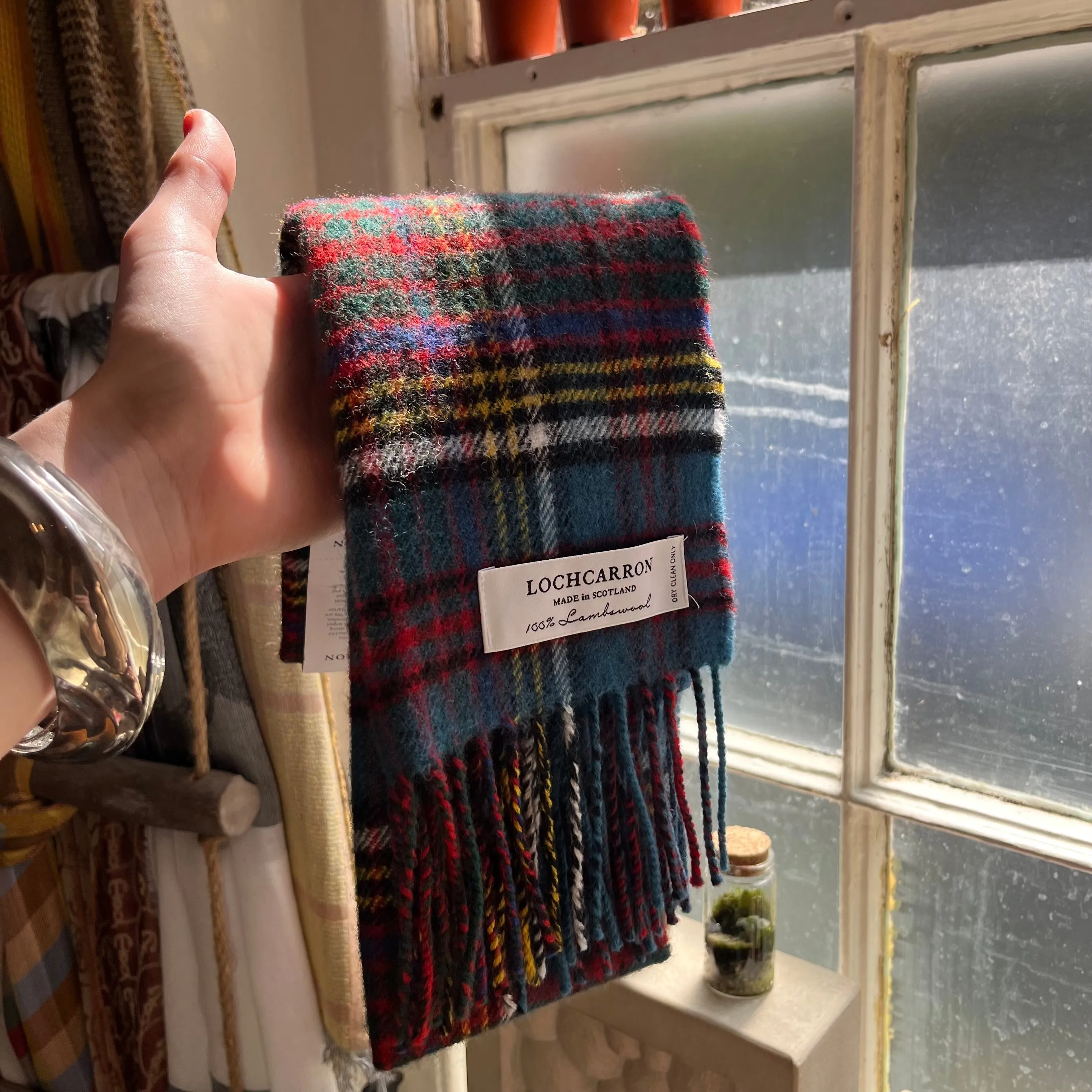 Lochcarron - Bowhill Lambswool Scarf - Anderson Modern Tartan