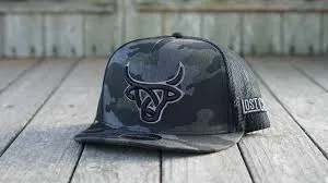 LOST CALF FLAT BLACK CAMO