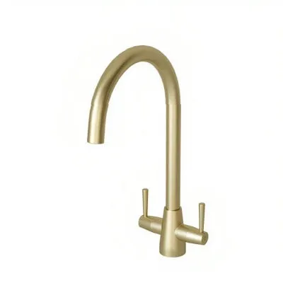 Lusso Twin Lever Kitchen Tap - All Colours