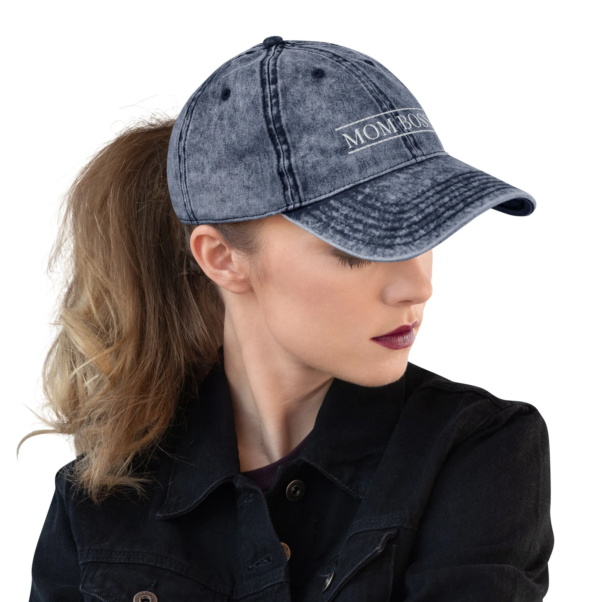 Mom Boss Cotton Twill Cap