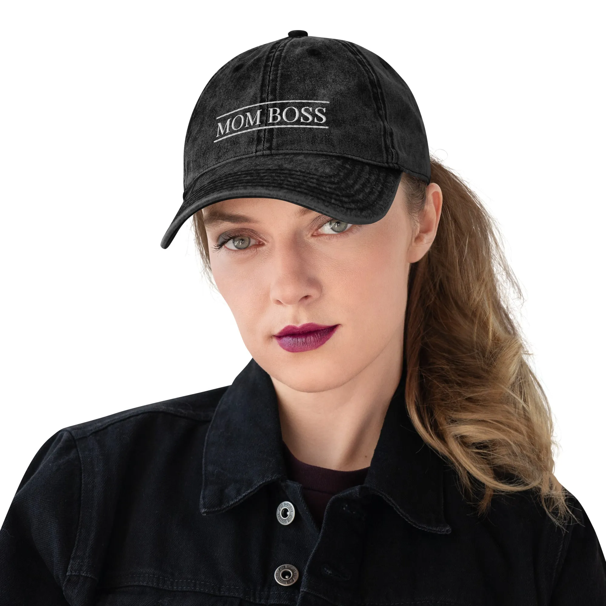 Mom Boss Cotton Twill Cap
