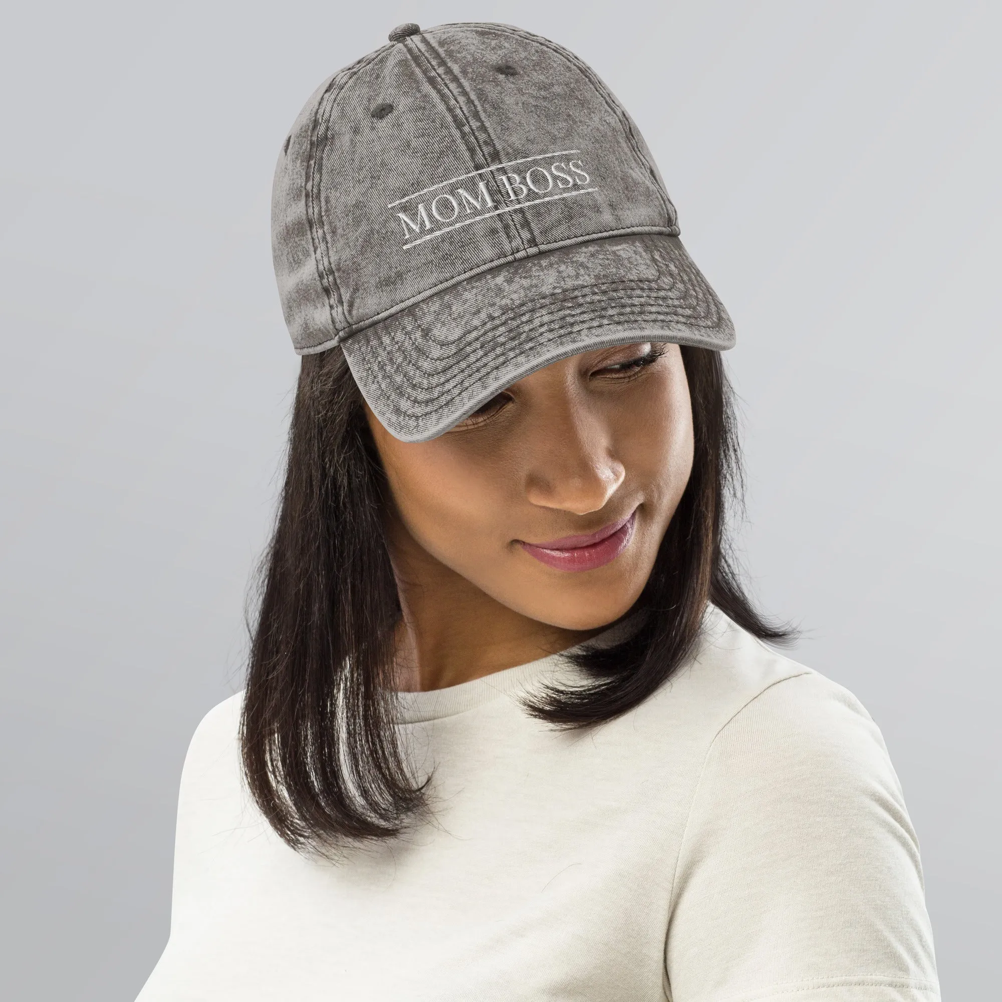 Mom Boss Cotton Twill Cap