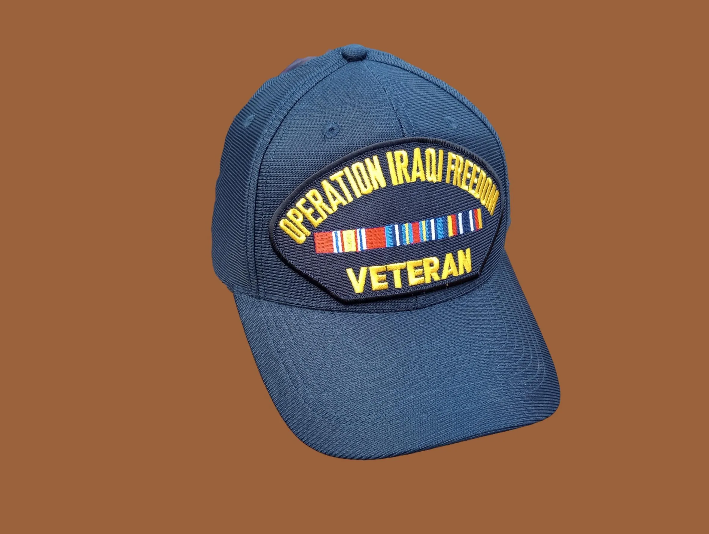OPERATION IRAQI FREEDOM VETERAN HAT U.S MILITARY OFFICIAL BALL CAP U.S.A MADE