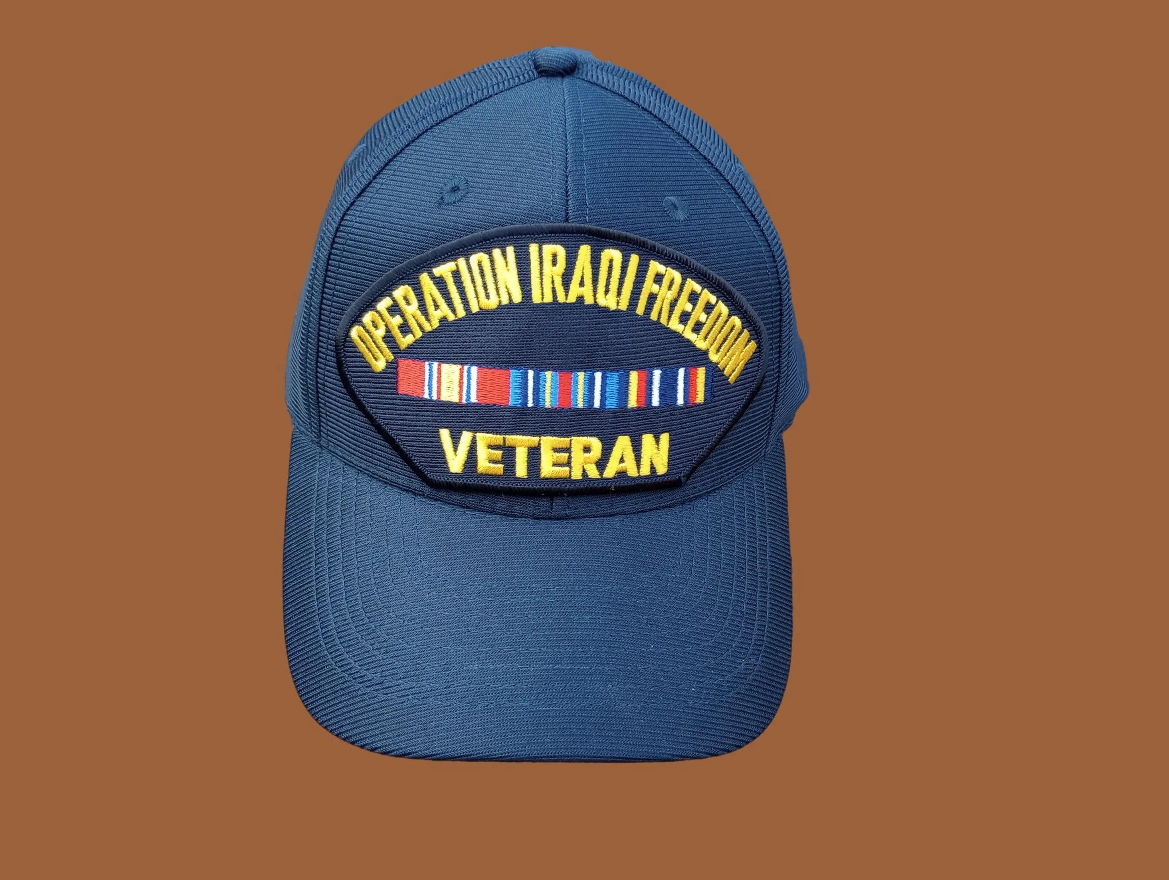 OPERATION IRAQI FREEDOM VETERAN HAT U.S MILITARY OFFICIAL BALL CAP U.S.A MADE