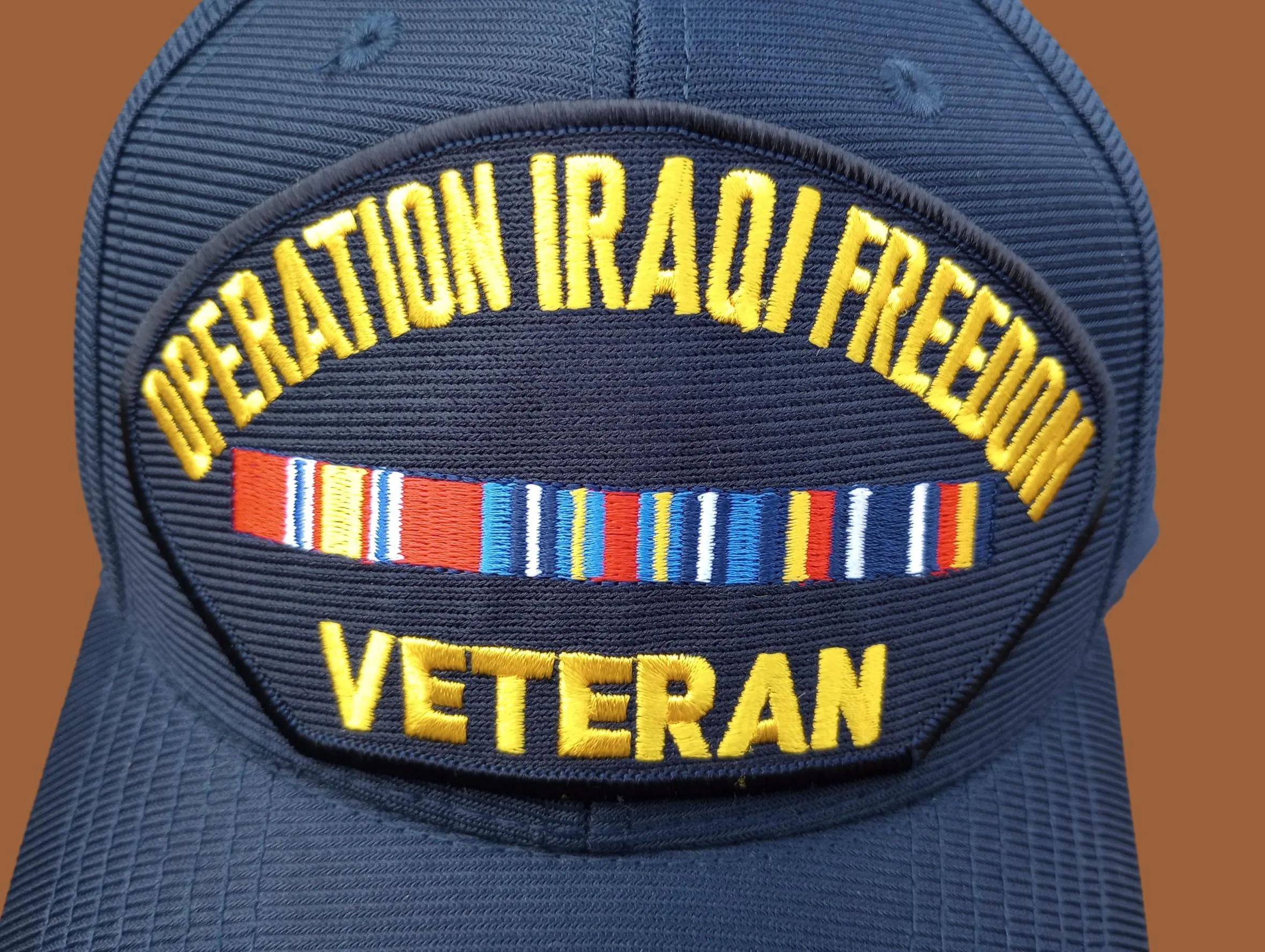 OPERATION IRAQI FREEDOM VETERAN HAT U.S MILITARY OFFICIAL BALL CAP U.S.A MADE