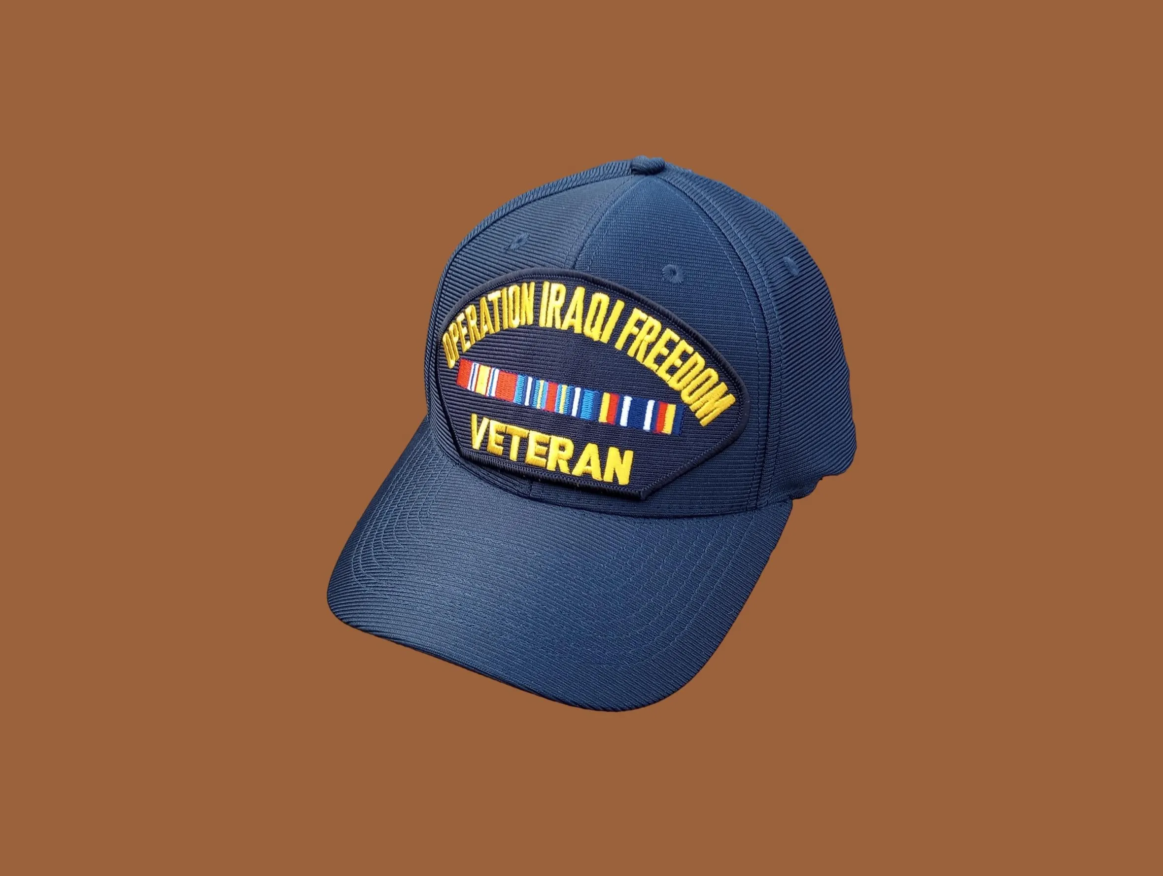 OPERATION IRAQI FREEDOM VETERAN HAT U.S MILITARY OFFICIAL BALL CAP U.S.A MADE