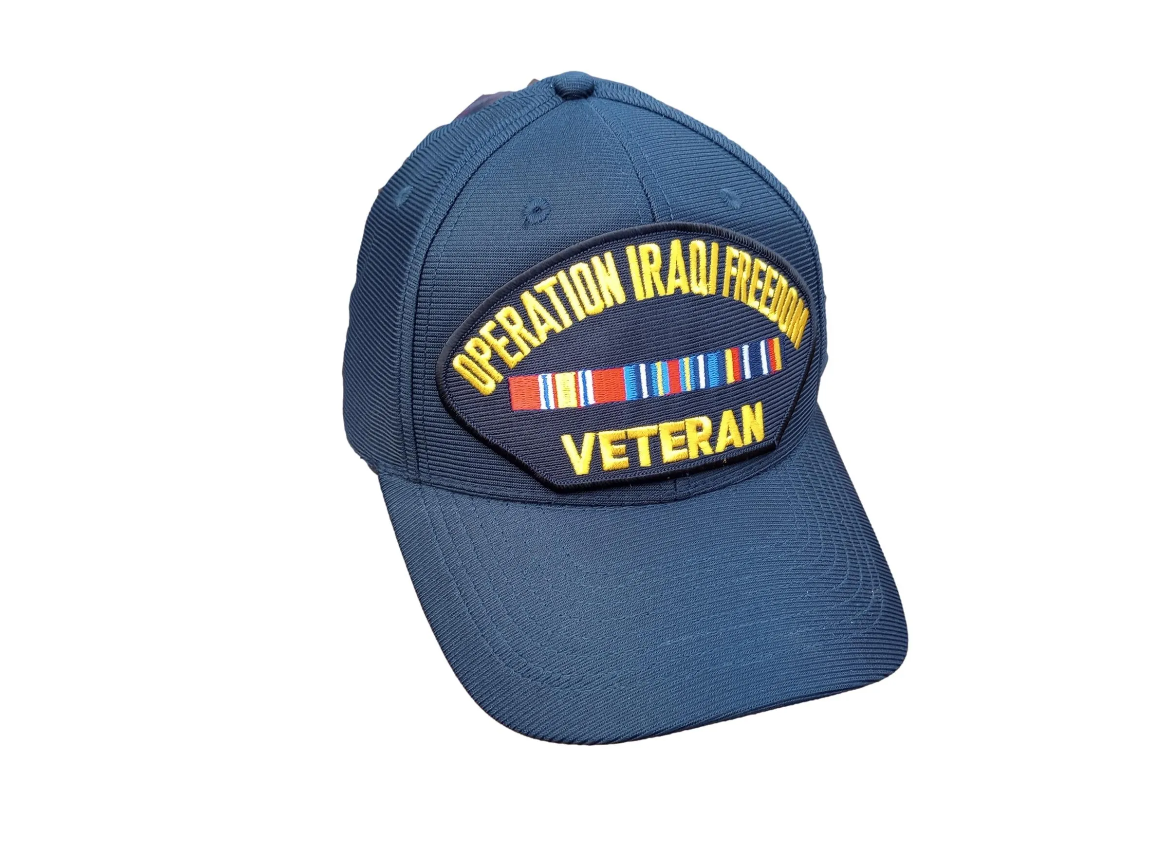 OPERATION IRAQI FREEDOM VETERAN HAT U.S MILITARY OFFICIAL BALL CAP U.S.A MADE