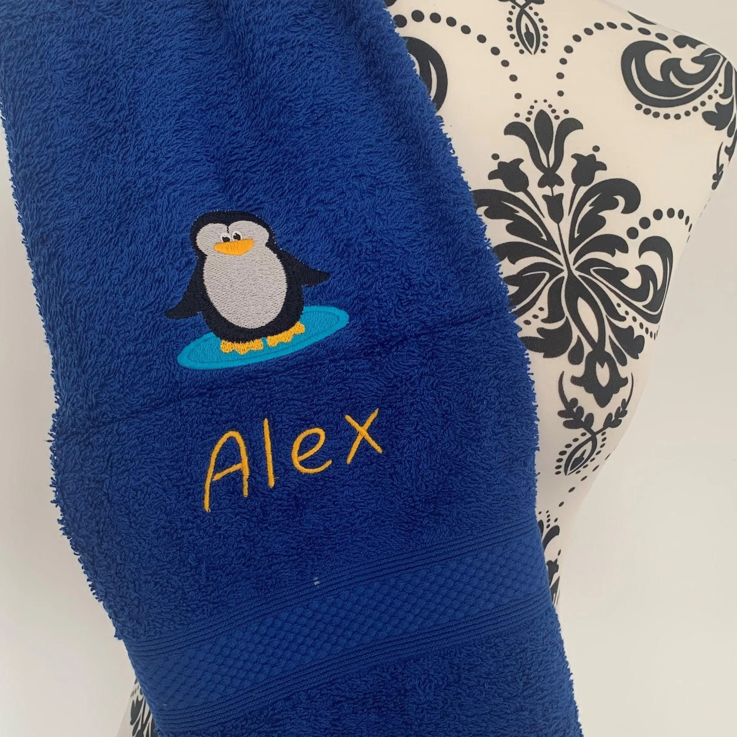 Penguin Puddle Towels - Personalised