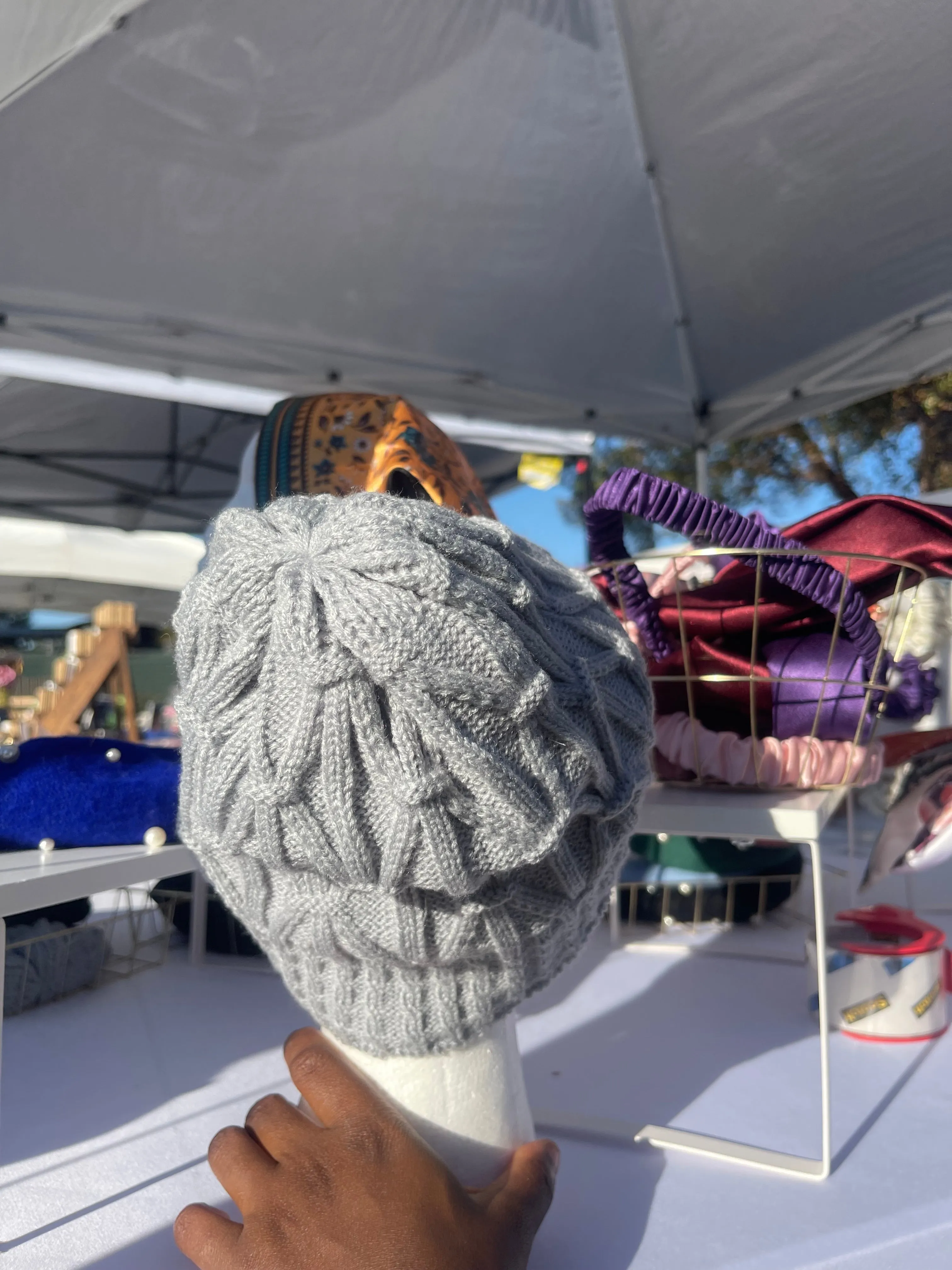Satin Lined Knitted Hats