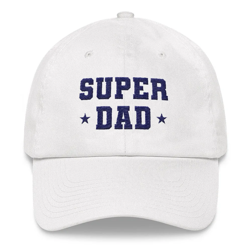 Super Dad, Embroidered Dad hat, Cool Baseball Dad Hat Cap, Super Hero Father's Day Gift for Dad or New Dad to Be