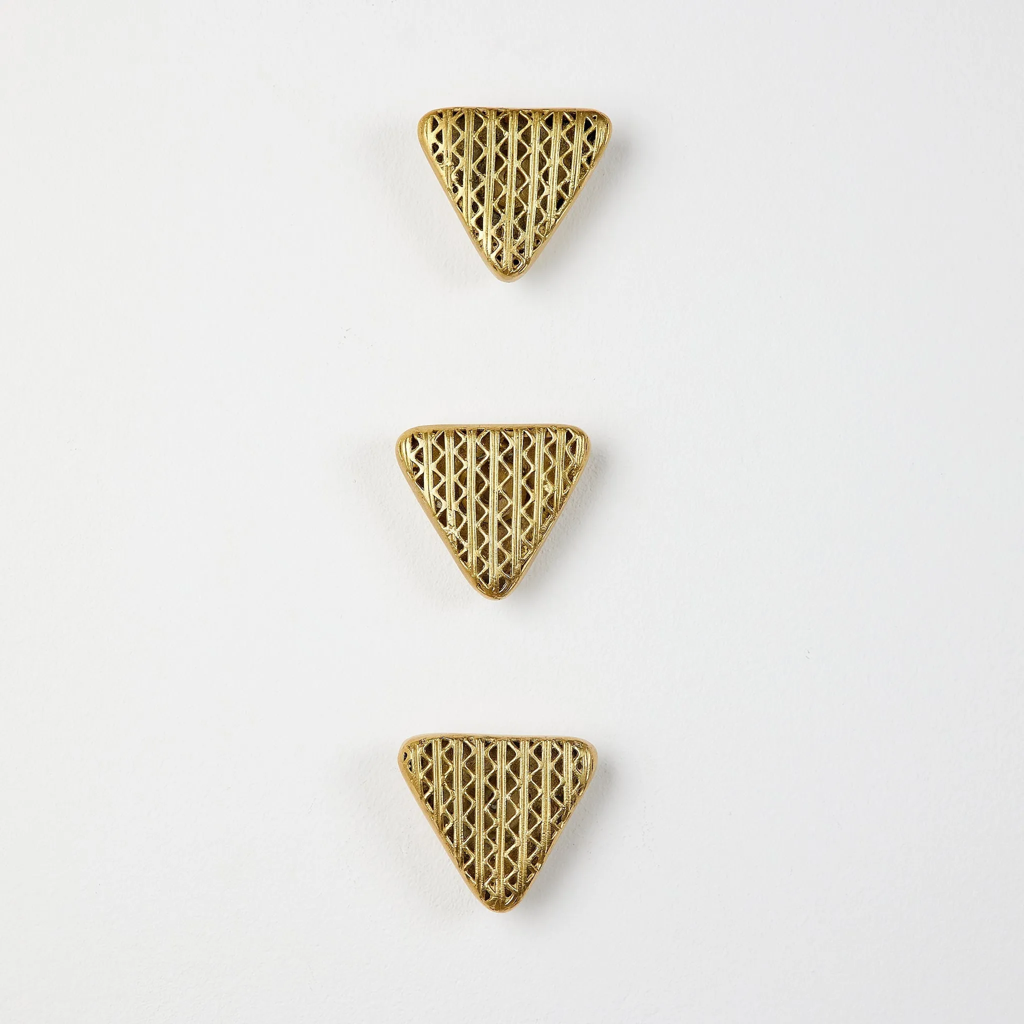 Triangle Brass Wall Hook
